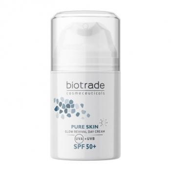 БИОТРЕЙД ПЮЪР СКИН ОЗАРЯВАЩ ДНЕВЕН КРЕМ SPF 50 + 50 МЛ.