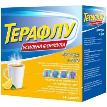 ТЕРАФЛУ ПРОСТУДА И ГРИП сашети х14 