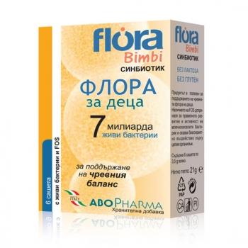 АБО ФАРМА ФЛОРА 7 БИМБИ за деца х 6 сашета
